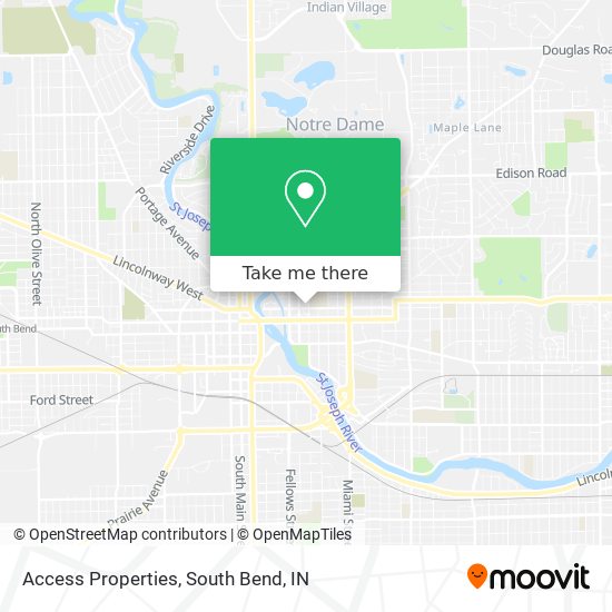 Access Properties map