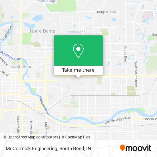 McCormick Engineering map