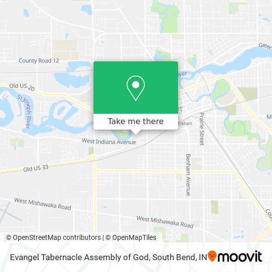 Mapa de Evangel Tabernacle Assembly of God