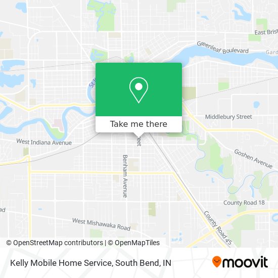 Mapa de Kelly Mobile Home Service