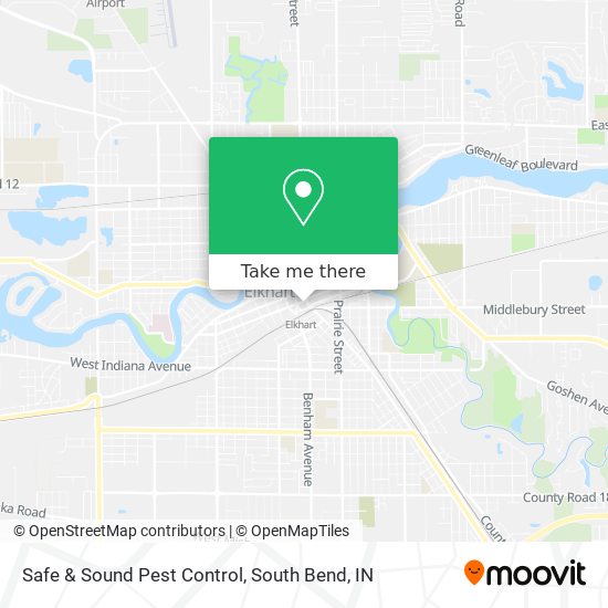 Safe & Sound Pest Control map