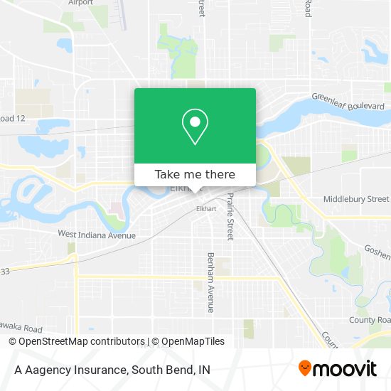 A Aagency Insurance map