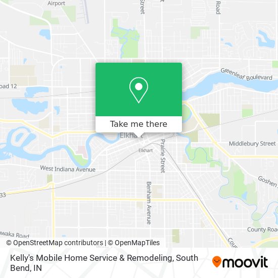 Kelly's Mobile Home Service & Remodeling map