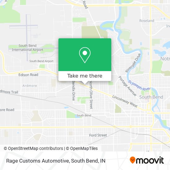 Mapa de Rage Customs Automotive