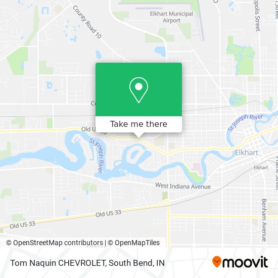 Tom Naquin CHEVROLET map