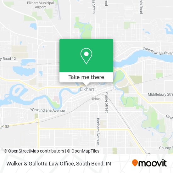 Walker & Gullotta Law Office map