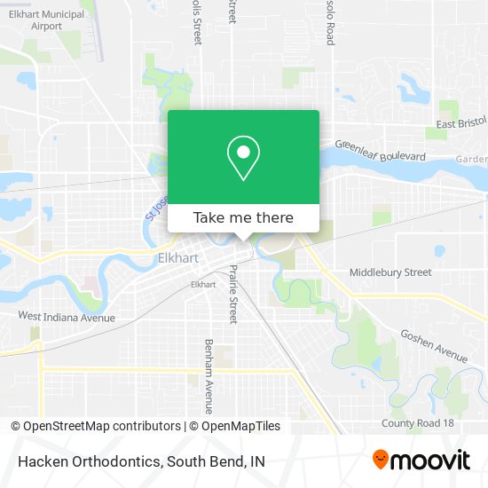 Hacken Orthodontics map