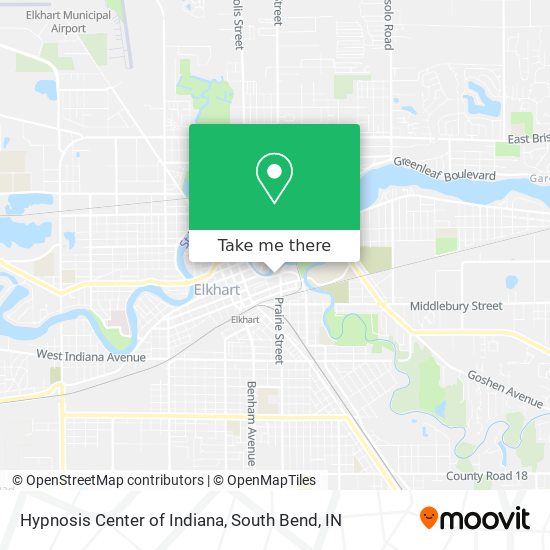 Mapa de Hypnosis Center of Indiana