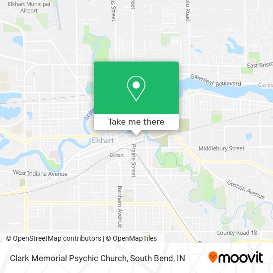 Mapa de Clark Memorial Psychic Church