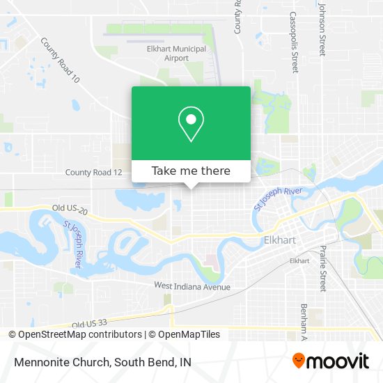 Mennonite Church map