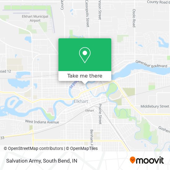 Salvation Army map