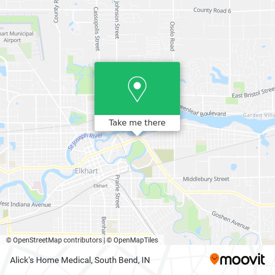 Mapa de Alick's Home Medical