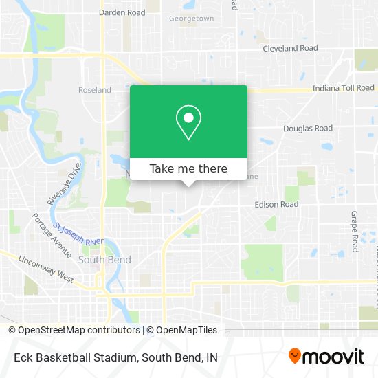 Eck Basketball Stadium map