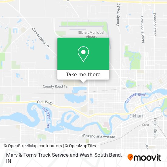 Marv & Tom's Truck Service and Wash map