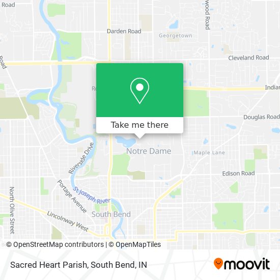 Sacred Heart Parish map