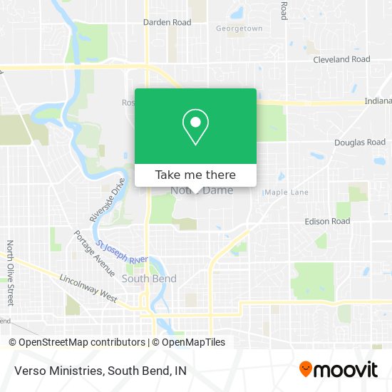 Verso Ministries map