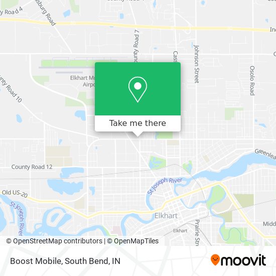 Mapa de Boost Mobile