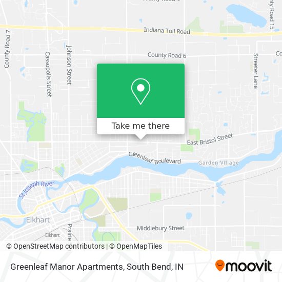 Greenleaf Manor Apartments map