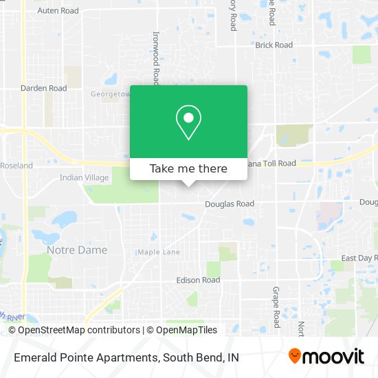 Emerald Pointe Apartments map