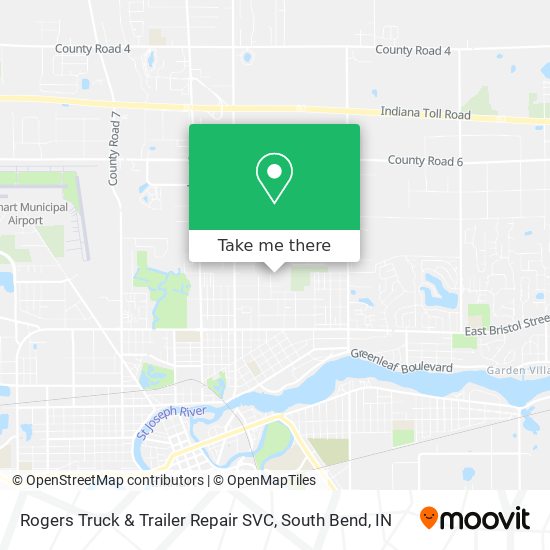 Rogers Truck & Trailer Repair SVC map