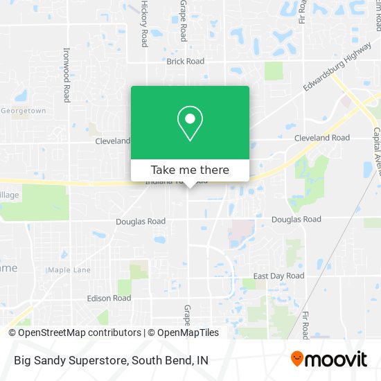 Big Sandy Superstore map
