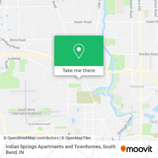 Indian Springs Apartments and Townhomes map