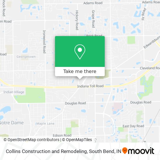 Collins Construction and Remodeling map