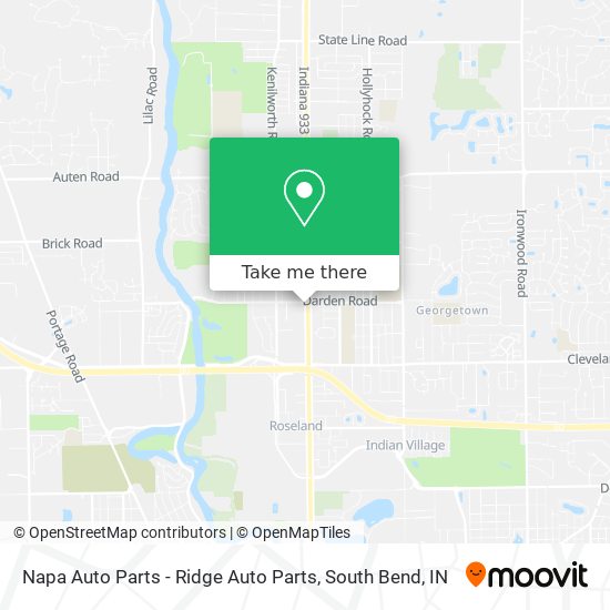 Napa Auto Parts - Ridge Auto Parts map