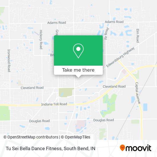 Tu Sei Bella Dance Fitness map