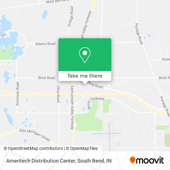 Ameritech Distribution Center map