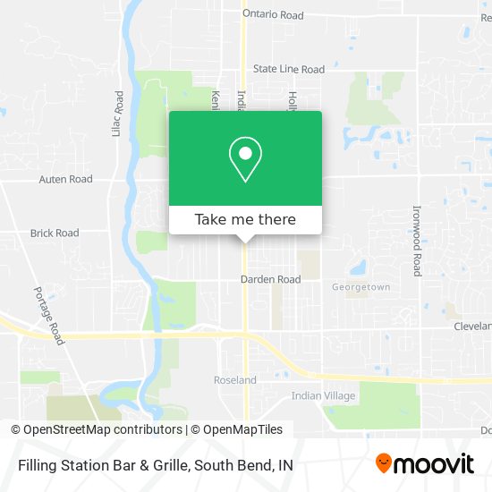 Filling Station Bar & Grille map