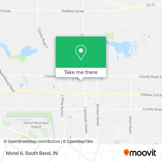Mapa de Motel 6