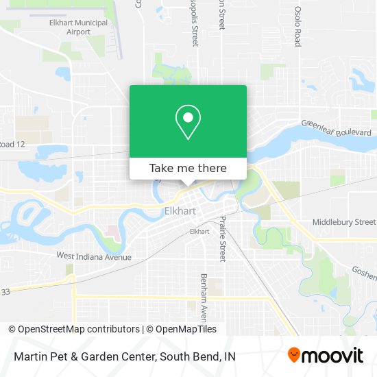 Martin Pet & Garden Center map