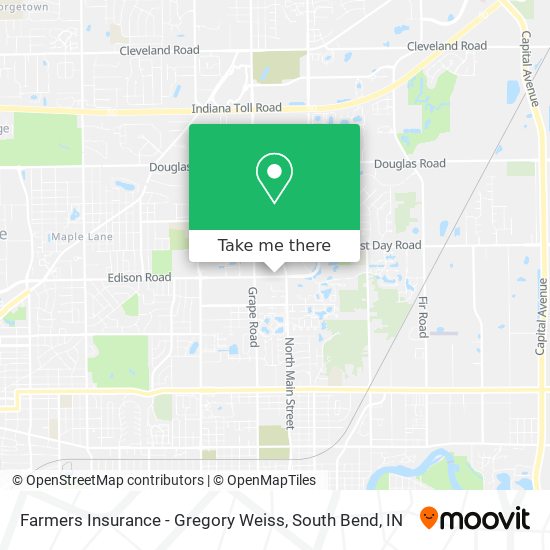 Farmers Insurance - Gregory Weiss map