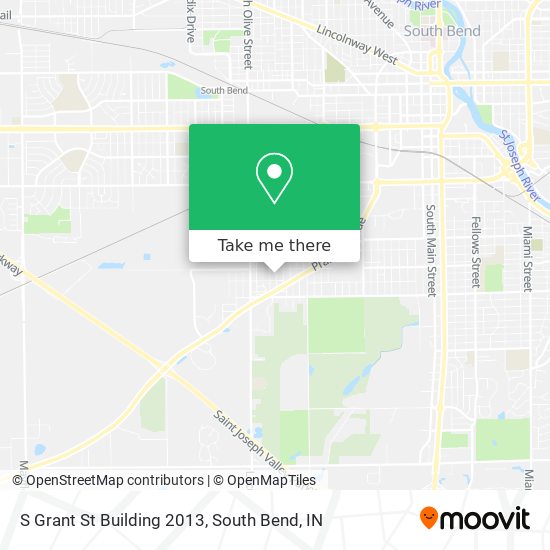 S Grant St Building 2013 map