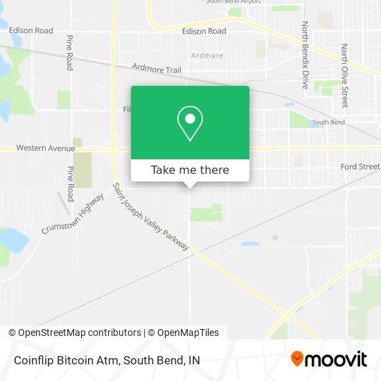 Mapa de Coinflip Bitcoin Atm