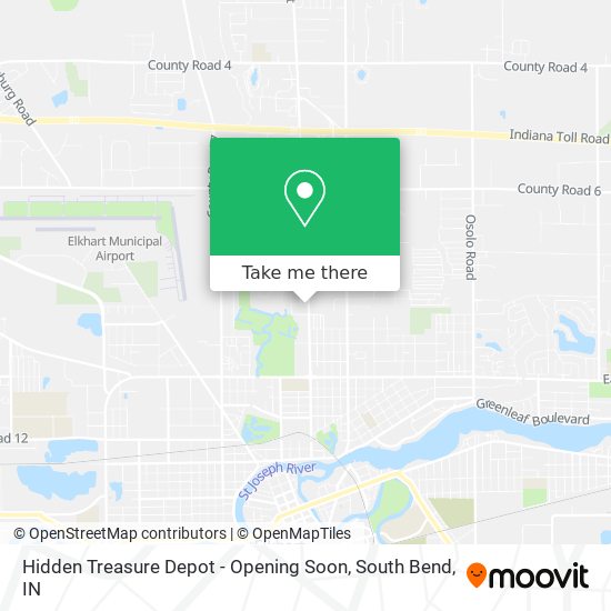 Mapa de Hidden Treasure Depot - Opening Soon