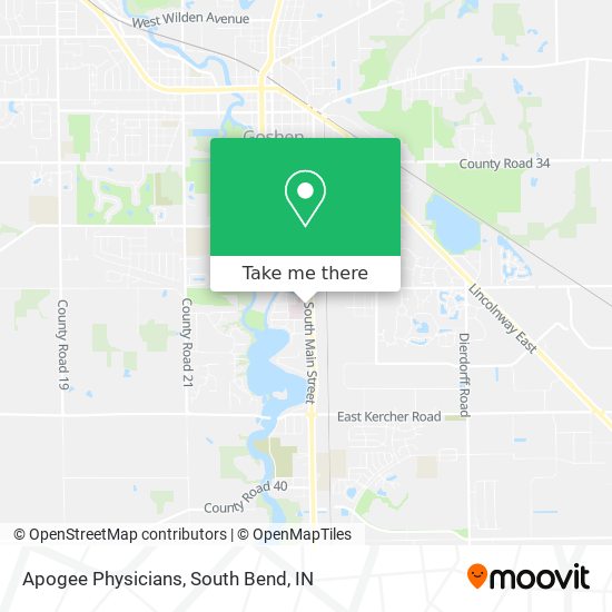 Apogee Physicians map