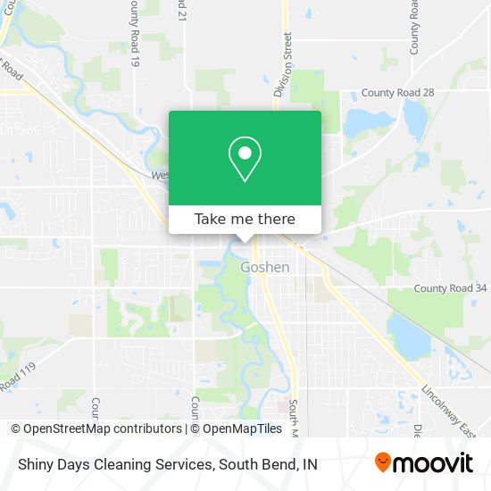 Shiny Days Cleaning Services map