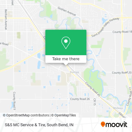 S&S MC Service & Tire map