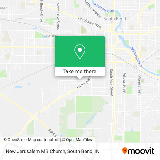 New Jerusalem MB Church map