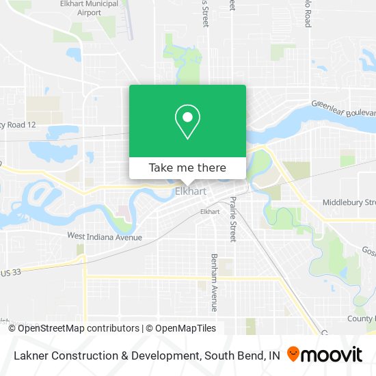 Lakner Construction & Development map