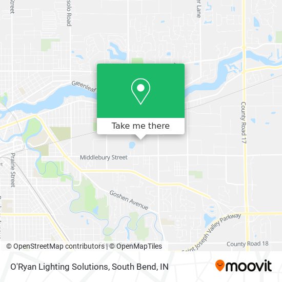 O'Ryan Lighting Solutions map