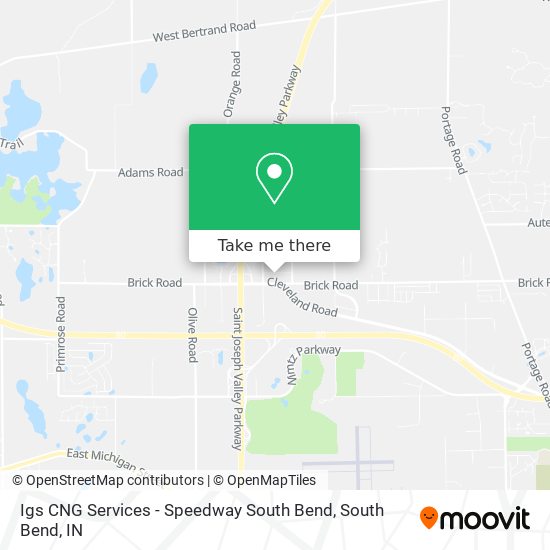 Igs CNG Services - Speedway South Bend map