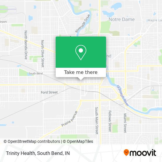 Trinity Health map