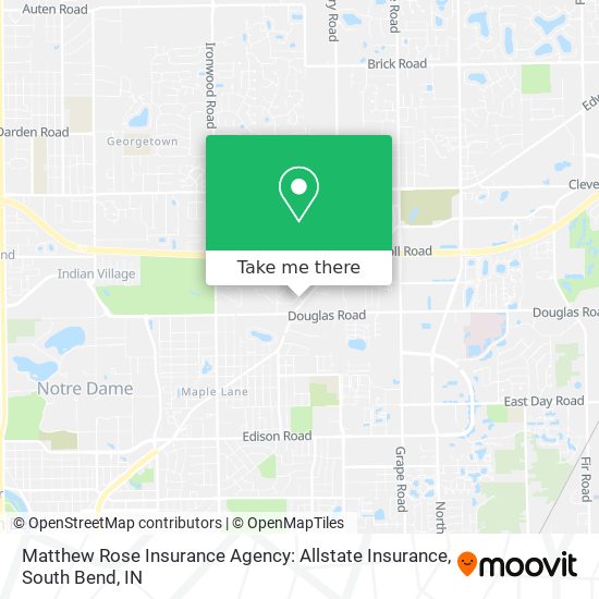 Matthew Rose Insurance Agency: Allstate Insurance map