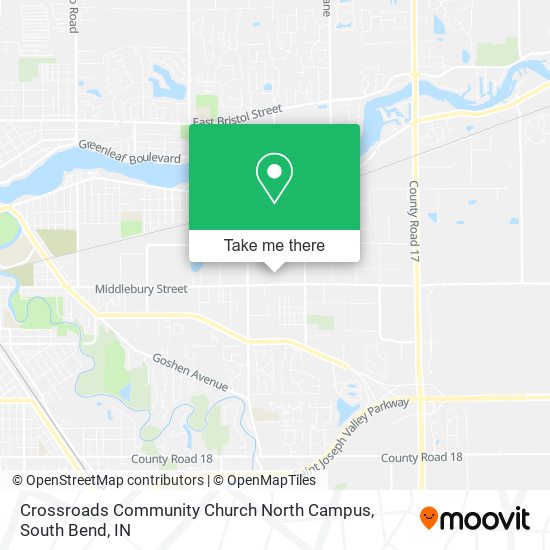 Crossroads Community Church North Campus map