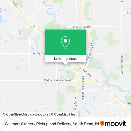 Walmart Grocery Pickup and Delivery map