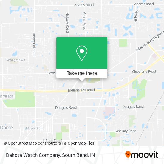 Dakota Watch Company map