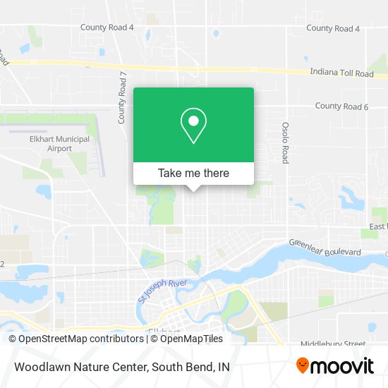 Woodlawn Nature Center map